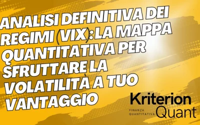Analisi Definitiva dei Regimi (VIX): La Mappa Quantitativa per Sfruttare la Volatilità a Tuo Vantaggio