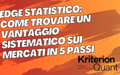 Edge Statistico: Come Trovare un Vantaggio Sistematico sui Mercati in 5 Passi (Video Podcast)