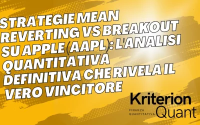 Strategie Mean Reverting vs Breakout su Apple (AAPL): L’Analisi Quantitativa Definitiva che Rivela il Vero Vincitore