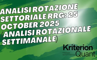 Analisi Rotazione Settoriale RRG: 25 Ottobre 2025 (Analisi Rotazionale Settimanale)