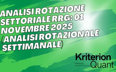 Analisi Rotazione Settoriale RRG: 01 Novembre 2025 (Analisi Rotazionale Settimanale)