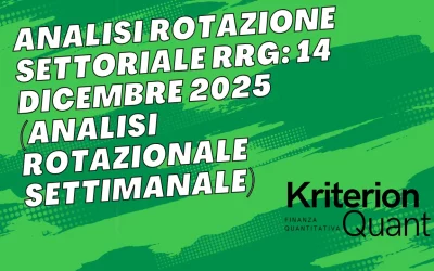 Analisi Rotazione Settoriale RRG: 14 Dicembre 2025 (Analisi Rotazionale Settimanale)