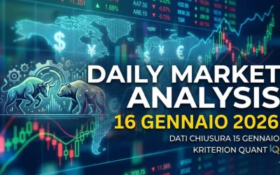 Daily Market Analysis 16 Gennaio 2026 – Dati alla chiusura di Giovedì 15 Gennaio