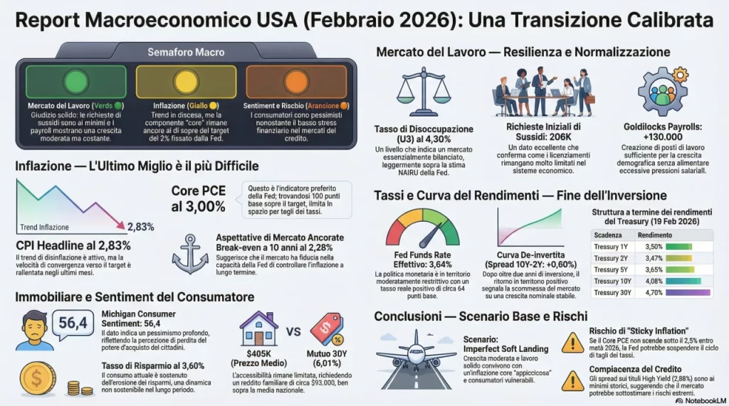 Analisi Macroeconomica Stati Uniti. Infografica